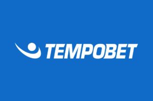 Tempobet Logo Mavi Arkaplan